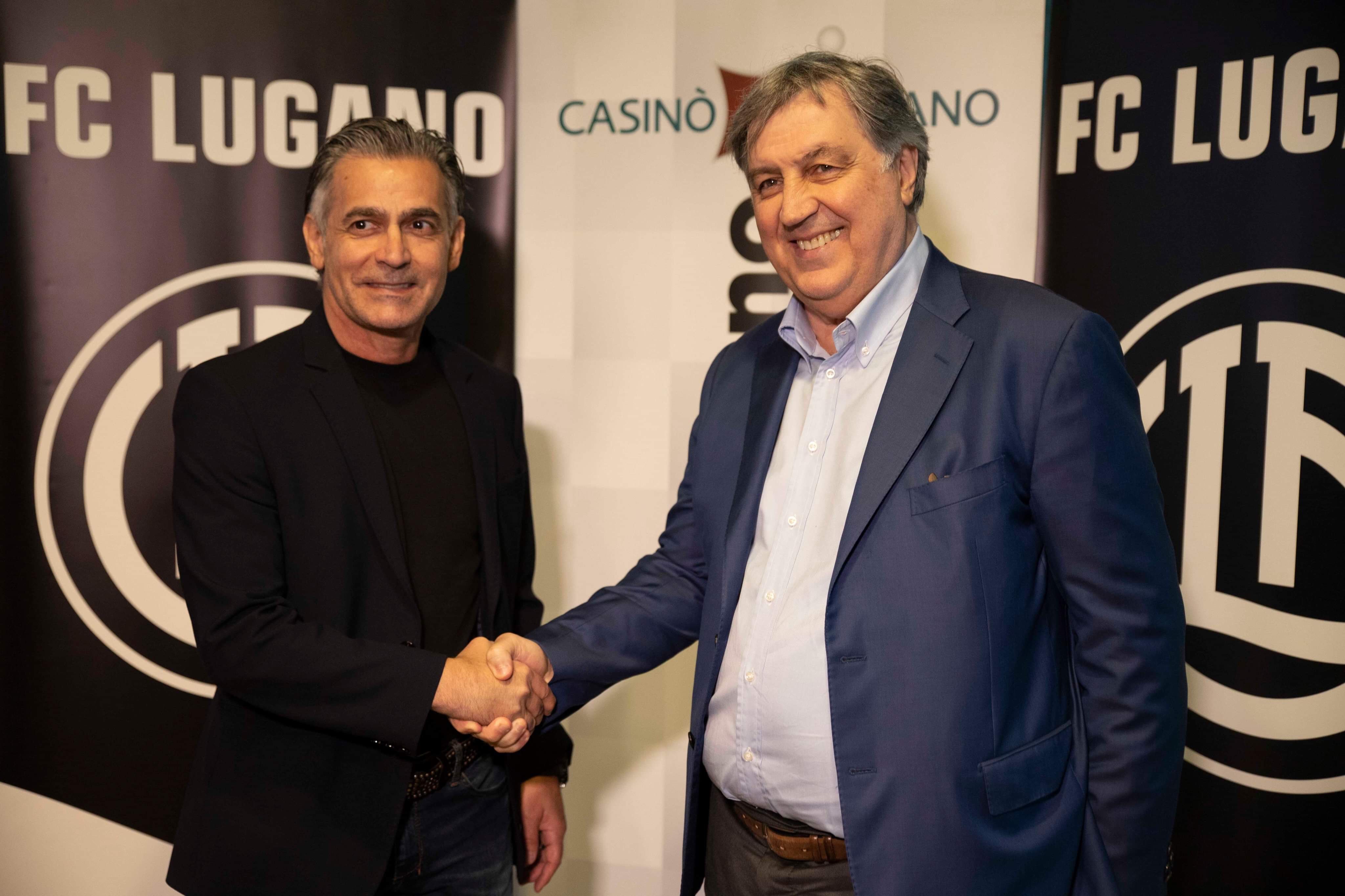 Casinò Lugano il palco del nuovo allenatore del football Club Lugano